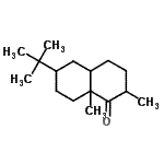 CAS#: 54869-06-6， 2,8A-Dimethyl-6-(2-Methyl-2-Propanyl)Octahydro-1(2H)-Naphthalenone