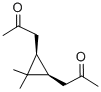 结构式 CAS# 54878-01-2, (1R,3S)-2,2-二甲基-3-(2-氧代丙基)-环丙烷乙酸甲酯