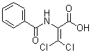 结构式 CAS# 54902-23-7, 2-(苯甲酰基氨基)-3,3-二氯丙烯酸