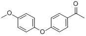 structure of CAS# 54916-28-8, 4-Acetyl-4'-Methoxydiphenyl Ether;1-[4-(4-Methoxyphenoxy)Phenyl]Ethan-1-One,  4-Acetyl-4'-Methoxydiphenyl  Ether;1-[4-(4-Methoxyphenoxy)Phenyl]Ethan-1-On, 97%;1-[4-(4-Methoxyphenoxy)Phenyl]-1-Ethanone