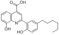 CAS#: 55066-81-4， 2-(2-Hydroxy-5-N-Hexylphenyl)-8-Quinolinol-4-Carboxylic Acid