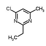 CAS#: 55108-54-8， 4-Chloro-2-Ethyl-6-Methylpyrimidine