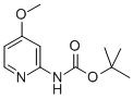 structure of CAS# 551950-46-0, (4-Methoxy-Pyridin-2-Yl)-Carbamic Acid Tert-Butyl Ester;Tert-Butyl N-(4-Methoxy-2-Pyridyl)Carbamate;N-(4-Methoxy-2-Pyridyl)Carbamic Acid Tert-Butyl Ester;Ambad145