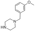 structure of CAS# 55212-32-3, 1-(3-Methoxybenzyl)Piperazine;1-(3-Methoxybenzyl)Piperazine(SALTDATA: 2.5CF3COOH);1-(3-METHOXYBENZYL)PIPERAZINE
