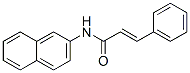 structure of CAS# 55255-54-4, N-(2-Naphthalenyl)-3-Phenylpropenamide;N-Naphthalen-2-Yl-3-Phenylprop-2-Enamide;(E)-N-(2-Naphthyl)-3-Phenyl-Prop-2-Enamide;N-(2-Naphthyl)-3-Phenyl-Prop-2-Enamide