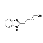 结构式 CAS# 5528-14-3, 2-(1H-苯并咪唑-2-基)-N-乙基乙胺