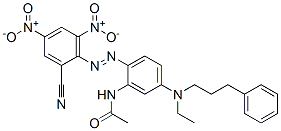 CAS#: 55296-95-2， N-[2-[(2-Cyano-4,6-Dinitrophenyl)Azo]-5-[Ethyl(3-Phenylpropyl)Amino]Phenyl]Acetamide
