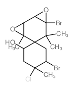 CAS#: 55304-01-3， (1'R,2S,2'alpha,4S,5S,1R)-5,7'beta-Dibromo-4-Chloro-4,4'alpha,6',6'-Tetramethylspiro[Cyclohexane-1,5'-[3,8]Dioxatricyclo[5.1.0.0(2,4)]Octan]-2-Ol