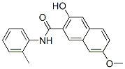 CAS 登录号：5538-57-8， 3-羟基-7-甲氧基-N-(邻甲苯基)萘-2-甲酰胺