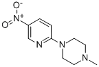 structure of CAS# 55403-34-4, 2-(4-Methylpiperazin-1-Yl)-5-Nitropyridine