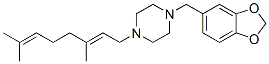 CAS#: 55436-44-7， 1-[(2E)-3,7-Dimethyl-2,6-Octadienyl]-4-[(1,3-Benzodioxol-5-Yl)Methyl]Piperazine