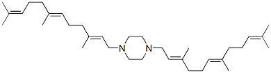 CAS#: 55436-60-7， 1,4-Bis(3,7,11-Trimethyl-2,6,10-Dodecatrienyl)Piperazine