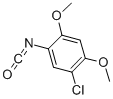 structure of CAS# 55440-55-6, 5-Chloro-2,4-Dimethoxyphenyl Isocyanate;1-Chloro-5-Isocyanato-2,4-Dimethoxybenzene(SALTDATA: FREE);5-CHLORO-2,4-DIMETHOXYPHENYL ISOCYANATE