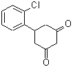structure of CAS# 55579-68-5, 5-(2-Chlorophenyl)-1,3-Cyclohexanedione;2-(3,5-Dioxocyclohex-1-yl)chlorobenzene;5-(2-Chlorophenyl)cyclohexane-1,3-dione;MFCD02067868