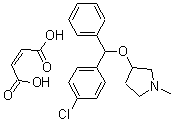 CAS 登录号：5560-75-8， 吡咯沙敏马来酸盐
