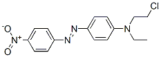 CAS 登录号：55619-06-2， N-(2-氯乙基)-N-乙基-4-[(4-硝基苯基)偶氮]苯胺