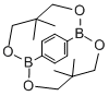 structure of CAS# 5565-36-6, 1,4-Benzenediboronic Acid Bis(Neopentyl Glycol) Ester;1,4-Benzenediboronic Acid Bis-2,2-Dimethyltrimethylene Cyclic Ester~2,2-(1,4-Phenylene)Bis(5,5-Dimethyl-1,3,2-Dioxaborinane);1,4-Benzenediboronicacidbis-2,2-Dimethyltrimethylenecyclicester~2,2'-(1,4-Phenylene)Bis(5,5-Dimethyl-1,3,2-Dioxabori;1,4-BENZENEDIBORONIC ACID BIS(NEOPENTYL GLYCOL) CYCLIC ESTER