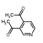 CAS 登录号：55676-05-6， 1,1'-(3,4-吡啶二基)二乙酮