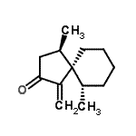 CAS 登录号：557785-32-7， (4R,5R,6S)-4,6-二甲基-1-亚甲基螺[4.5]癸烷-2-酮