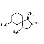 CAS#: 557785-34-9， 4,7-Dimethyl-1-Methylenespiro[4.5]Decan-2-One