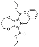 structure of CAS# 557796-02-8, Diethyl 1-Benzyl-3,4-Propylenedioxypyrrole-2,5-dicarboxylate