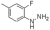 CAS 登录号：5596-75-8， (2-氟-4-甲基苯基)肼