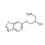 CAS#: 55982-37-1， 1-Amino-3-(1,3-Benzothiazol-6-Yloxy)-2-Propanol