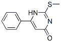 structure of CAS# 56035-29-1, 2-Methylsulfanyl-6-Phenyl-1H-Pyrimidin-4-One;2-(Methylthio)-6-Phenyl-1H-Pyrimidin-4-One;Zinc00072965;Maybridge1_005956