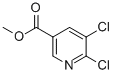 structure of CAS# 56055-54-0, Methyl 5,6-Dichloronicotinate;5,6-Dichloro-3-Pyridinecarboxylic Acid Methyl Ester;5,6-Dichloronicotinic Acid Methyl Ester;3W-0272