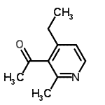 CAS 登录号：56059-75-7， 1-(4-乙基-2-甲基-3-吡啶基)乙酮