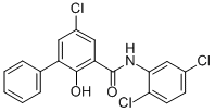 CAS#: 5607-54-5， 5-Chloro-N-(2,5-Dichlorophenyl)-2-Hydroxy-(1,1'-Biphenyl)-3-Carboxamide