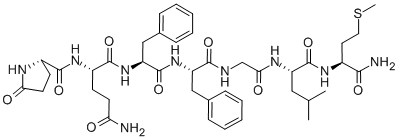 CAS#: 56104-22-4， Pyr-Gln-Phe-Phe-Gly-Leu-Met-NH2