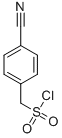 structure of CAS# 56105-99-8, (4-Cyanophenyl)Methanesulfonyl Chloride;(4-Cyanophenyl)Methylsulphonyl Chloride, 4-[(Chlorosulphonyl)Methyl]Benzonitrile;BENZENEMETHANESULFONYL CHLORIDE, 4-CYANO;(4-CYANOPHENYL)METHANESULFONYL CHLORIDE