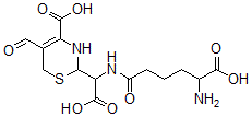 CAS#: 56136-29-9， 5-Amino-5-carboxyvaleramido-(5-formyl-4-carboxy-2H,3H,6H-tetrahydro-1,3-thiazinyl)glycine