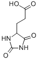 结构式 CAS# 5624-26-0, 3-(2,5-二氧代咪唑烷-4-基)丙酸