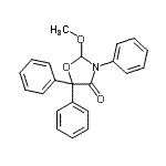CAS#: 56440-41-6， 2-Methoxy-3,5,5-Triphenyl-1,3-Oxazolidin-4-One