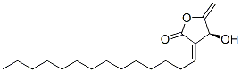 CAS#: 56522-15-7， (S)-4,5-Dihydro-4-Hydroxy-5-Methylene-3-[(Z)-Tetradecan-1-Ylidene]Furan-2(3H)-One