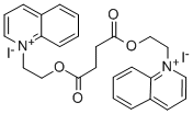 CAS#: 56583-56-3， 1,1'-[(1,4-Dioxo-1,4-butanediyl)bis(oxy-2,1-ethanediyl)]bisquinolinium diiodide