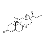 CAS#: 566-38-1， (20S)-17,20,21-Trihydroxypregn-4-Ene-3,11-Dione