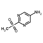 CAS 登录号：56621-92-2， 2-(甲基磺酰基)-5-嘧啶胺