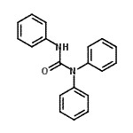 structure of CAS# 5663-04-7, 1,1,3-Triphenylurea;N,N,N'-Triphenylurea #;Triphenylurea;Triphenyl-urea