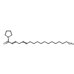 CAS#: 56666-48-9， 1-(1-Pyrrolidinyl)-2,5-Octadecadien-1-One