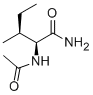 structure of CAS# 56711-06-9, (2S,3S)-2-(Acetylamino)-3-Methyl-Pentanamide;N-ALPHA-ACETYL-L-ISOLEUCINE AMIDE;ACETYL-L-ISOLEUCINE AMIDE;AC-ISOLEUCINE-NH2