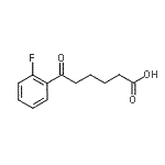 结构式 CAS# 56721-59-6, 6-(2-氟苯基)-6-氧代己酸