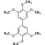 结构式 CAS# 56772-00-0, 3,3',4,4',5,5'-己甲氧基联苯