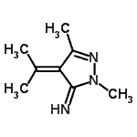 CAS#: 56835-80-4， 4-Isopropylidene-2,5-Dimethyl-2,4-Dihydro-3H-Pyrazol-3-Imine