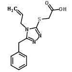 CAS#: 56929-54-5， [(4-Allyl-5-Benzyl-4H-1,2,4-Triazol-3-Yl)Sulfanyl]Acetic Acid