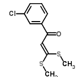 CAS#: 56944-68-4， 1-(3-Chlorophenyl)-3,3-Bis(Methylsulfanyl)-2-Propen-1-One