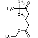 结构式 CAS# 569685-78-5, 乙基6,6-二甲基-5-氧代-庚酸酯