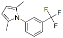 structure of CAS# 570-04-7, 2,5-Dimethyl-1-(3-Trifluoromethyl-Phenyl)-1H-Pyrrole;Idi1_008188;Enamine_005953;Zinc03361024